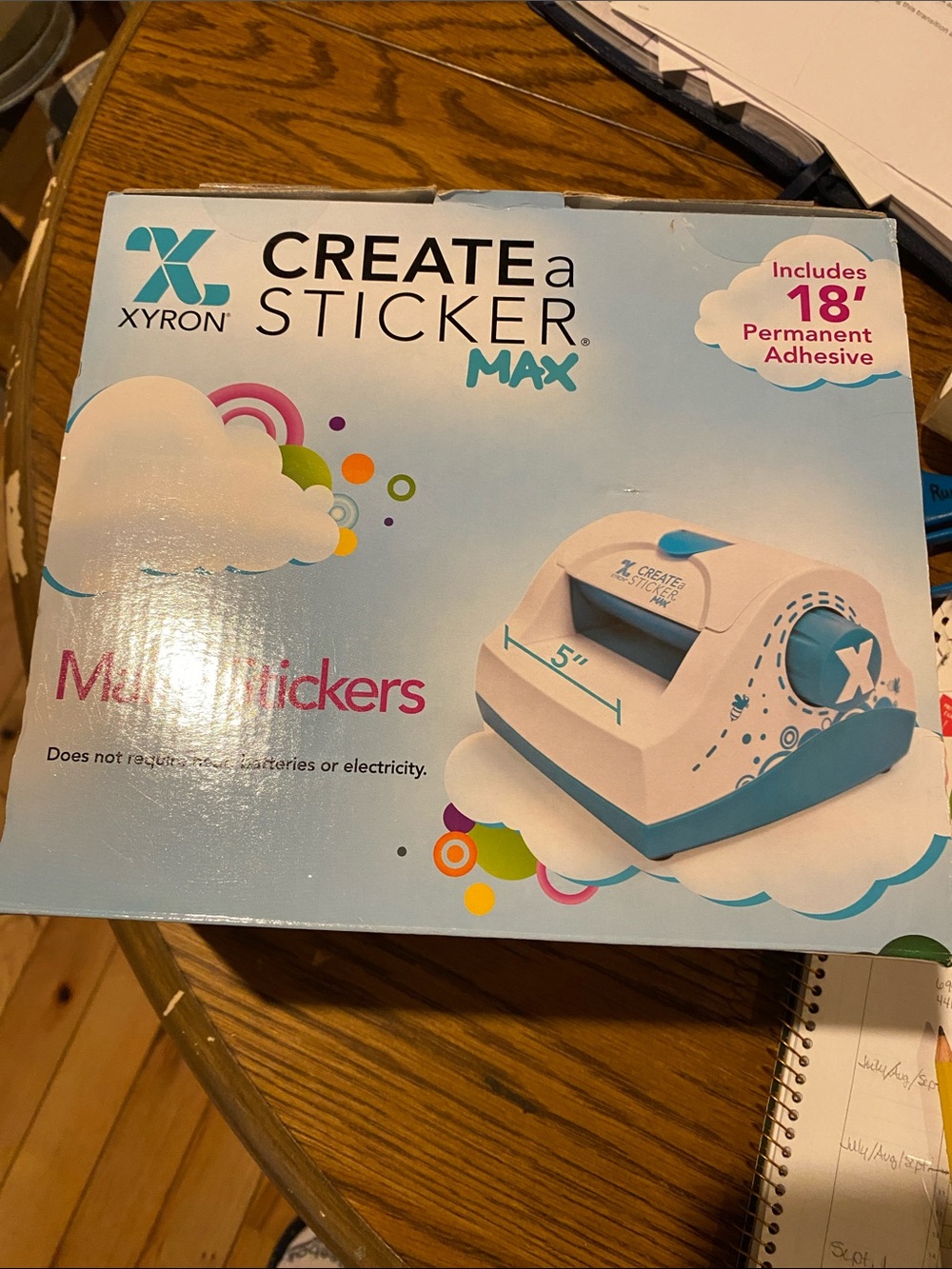 Xyron Create-a-Sticker Max User Guide - White & Teal
